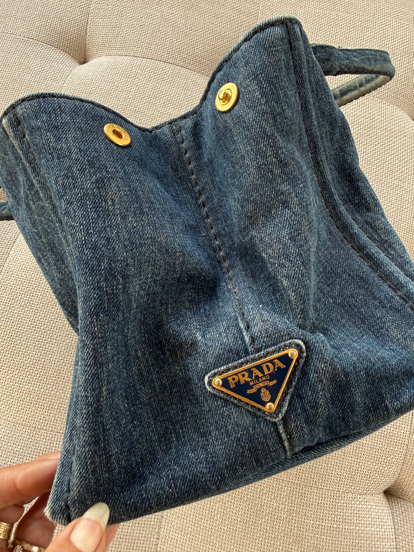 Prada Denim Tote bag