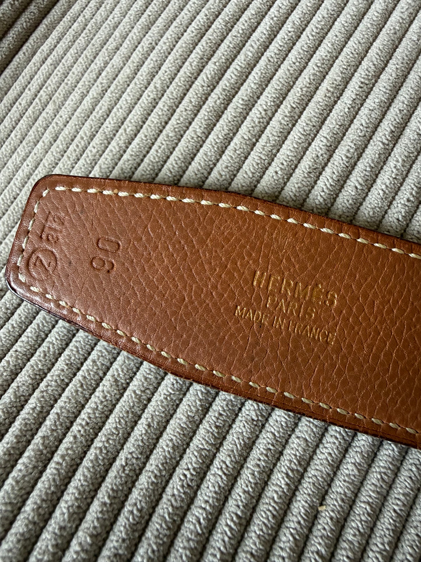 Hermés Reversible H belt