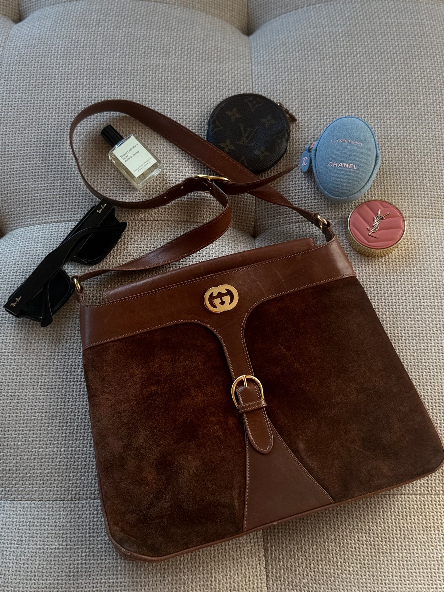 Gucci Suede Shoulder bag