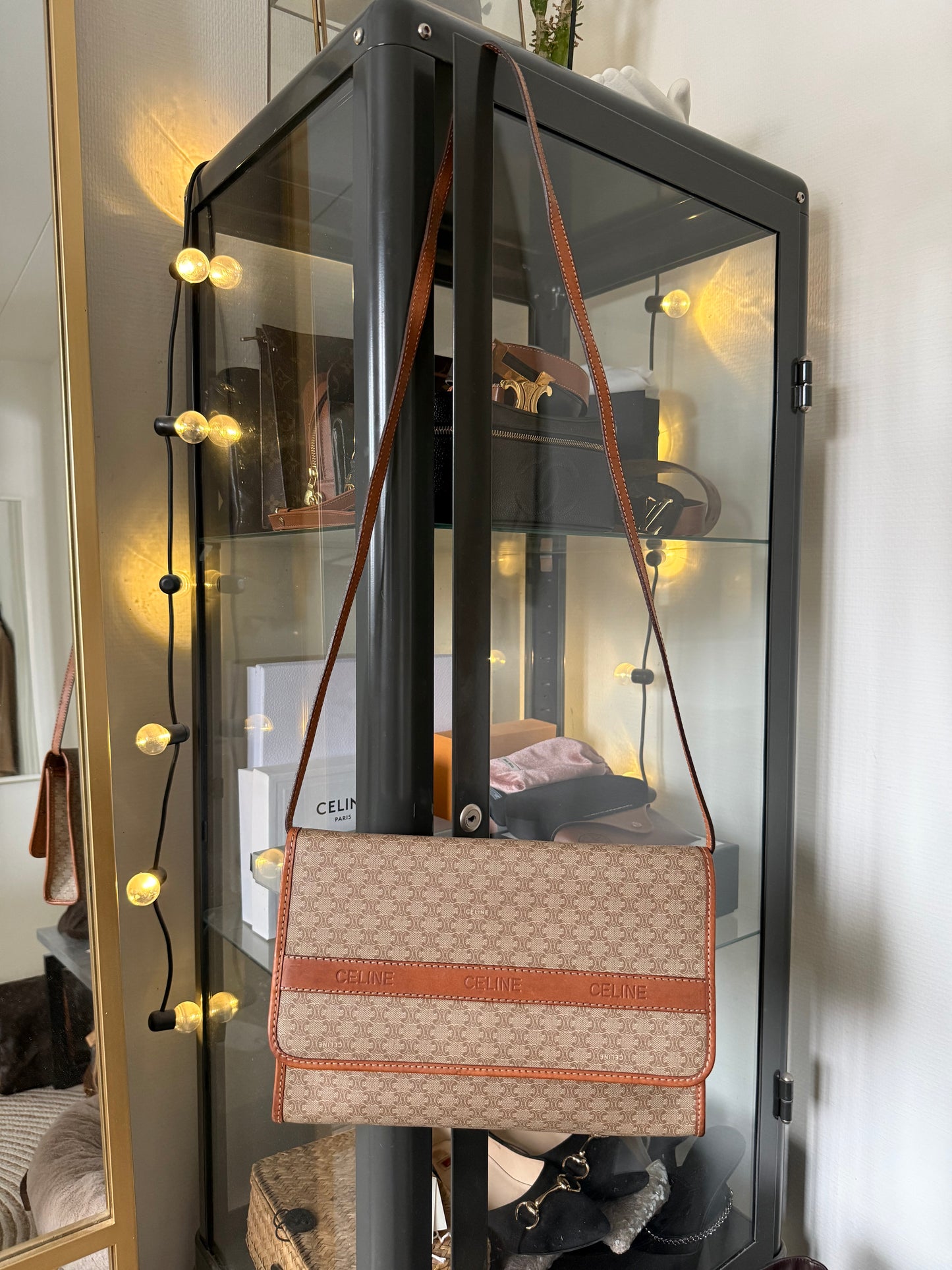 Celine shoulder/clutch bag