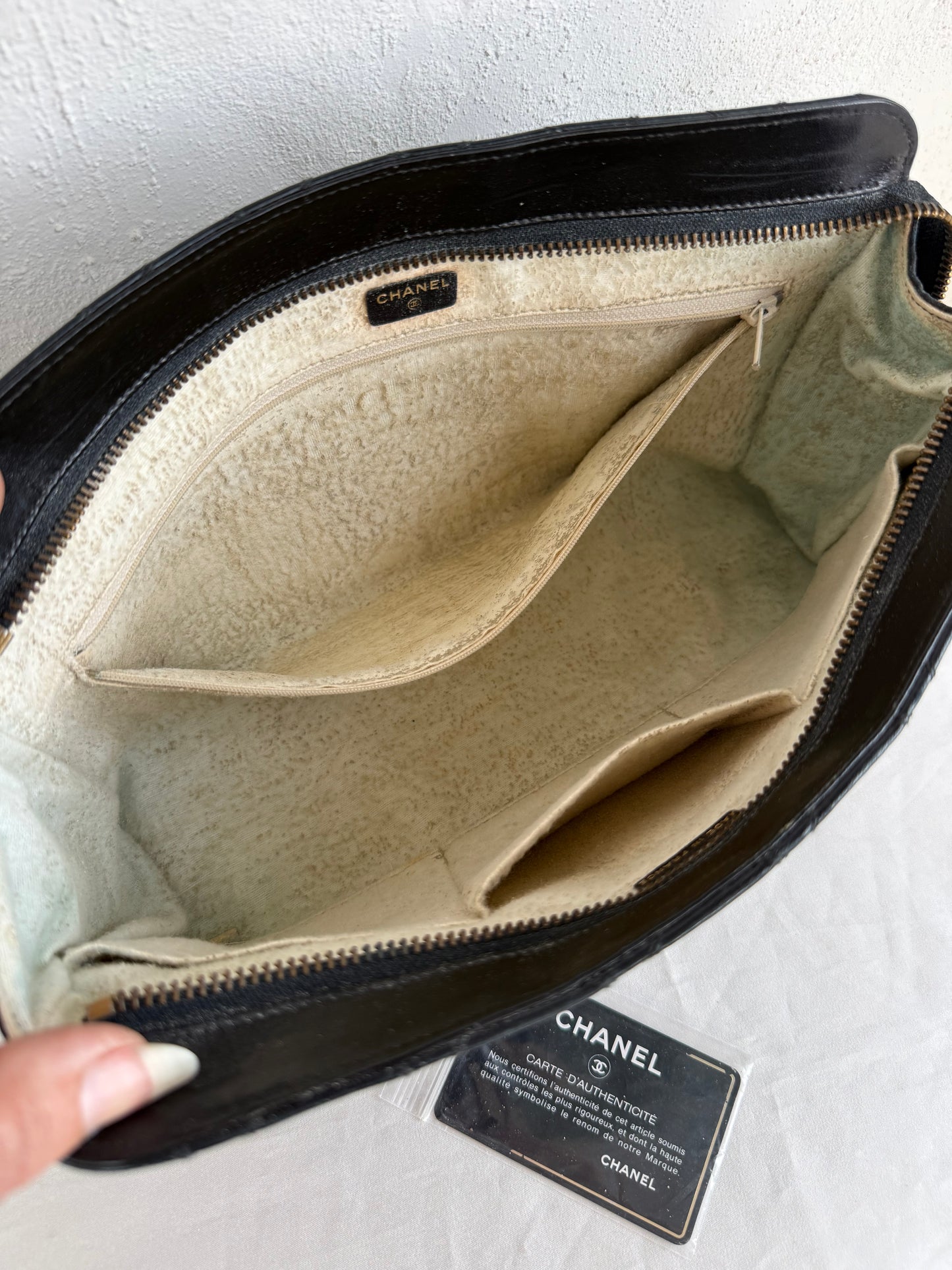 Chanel toilet taske/clutch bag