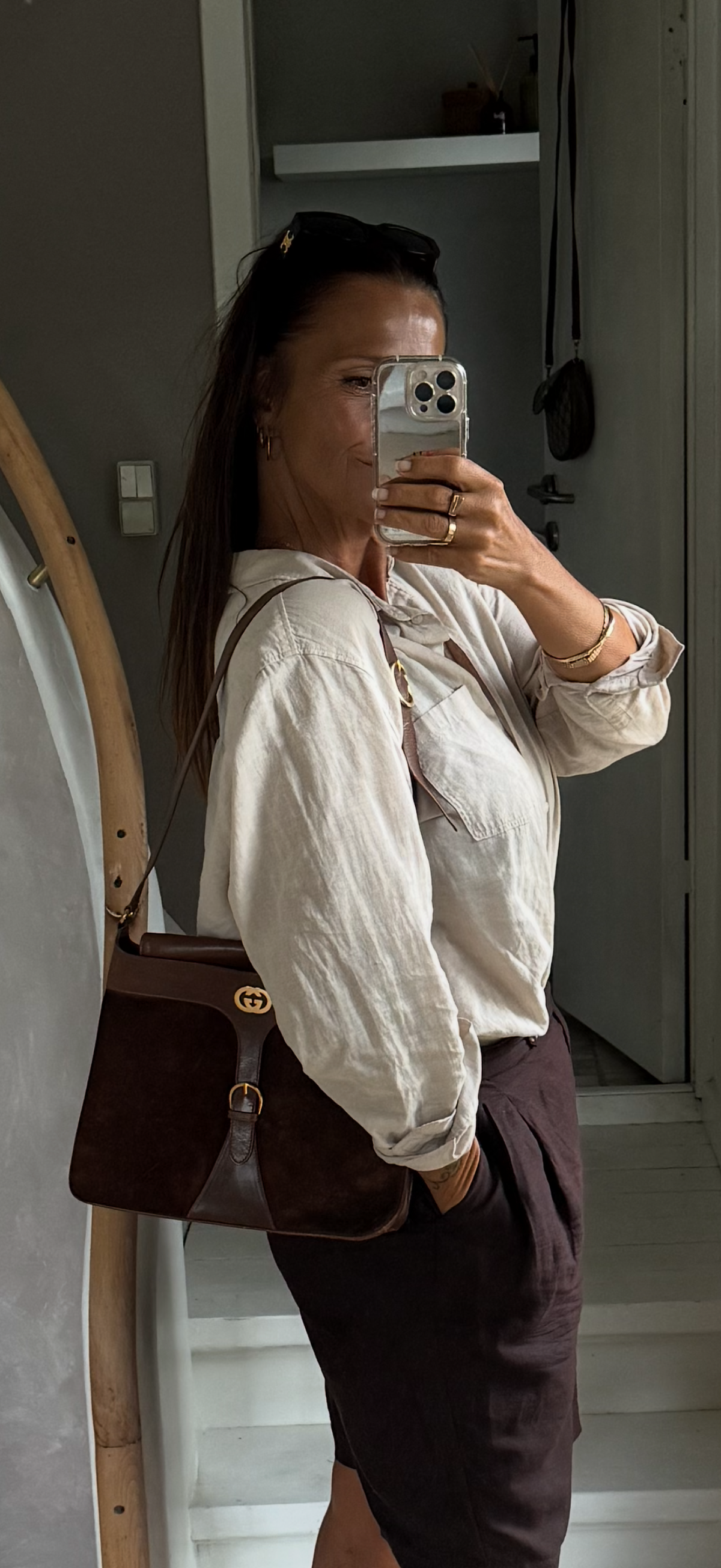 Gucci Suede Shoulder bag