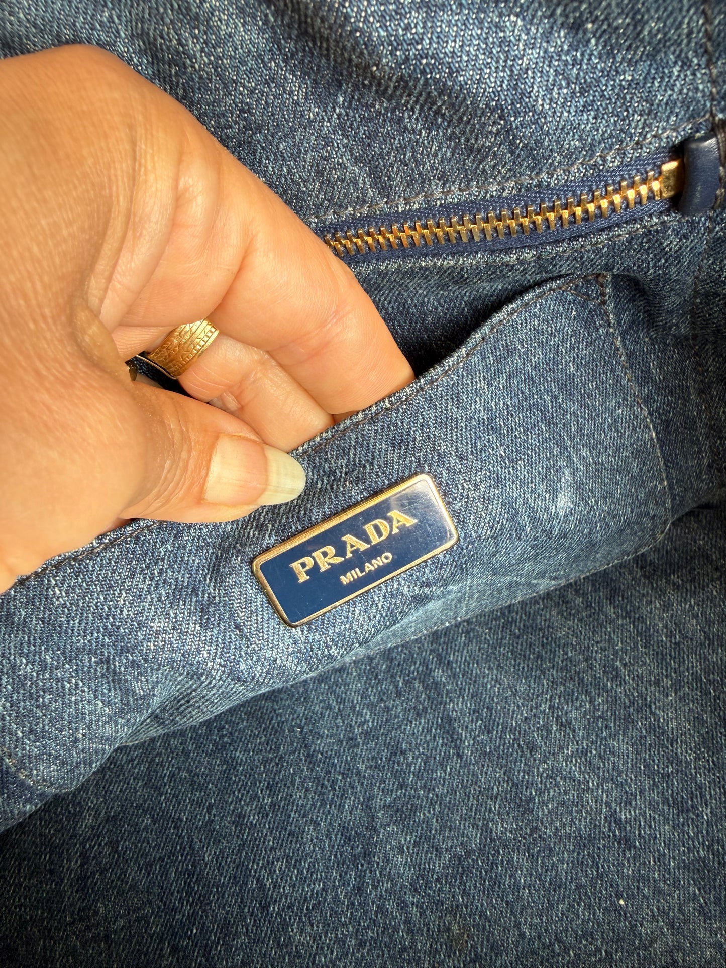 Prada Denim Tote bag