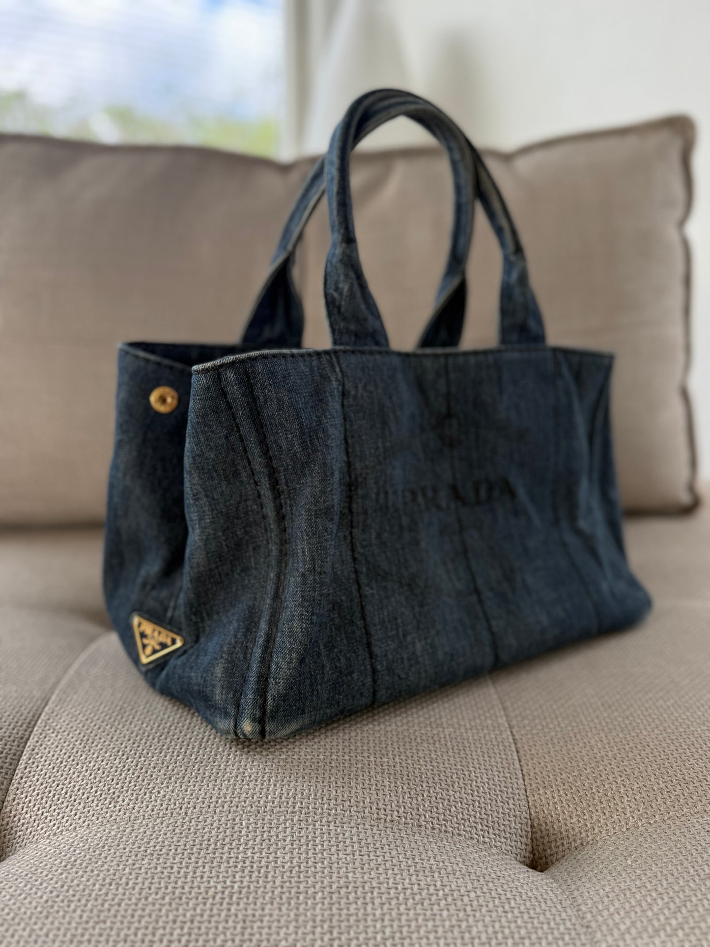 Prada Denim Tote bag