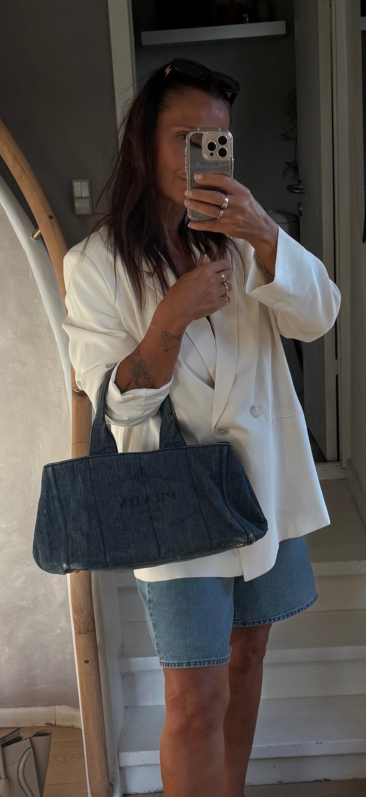Prada Denim Tote bag