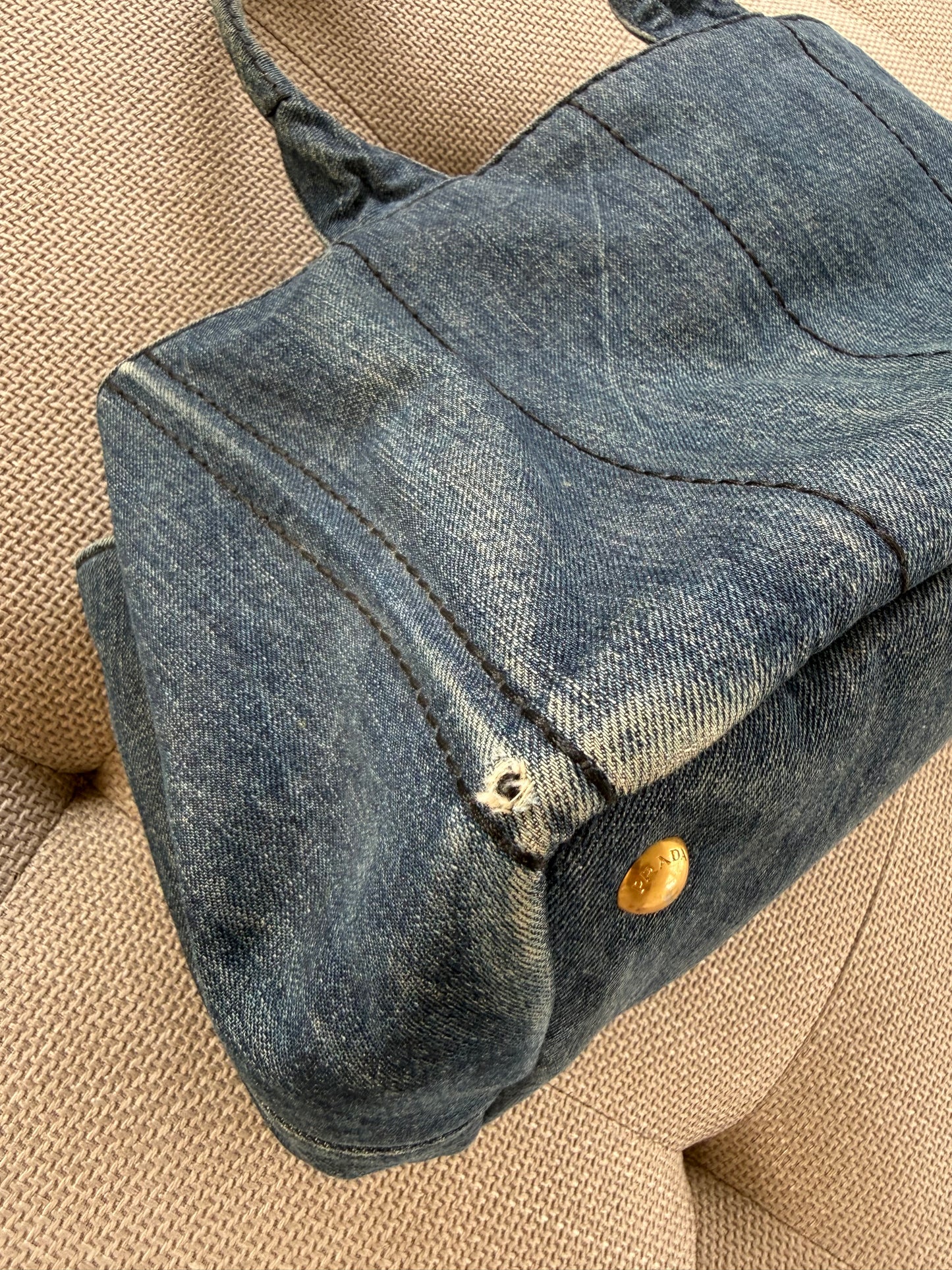 Prada Denim Tote bag