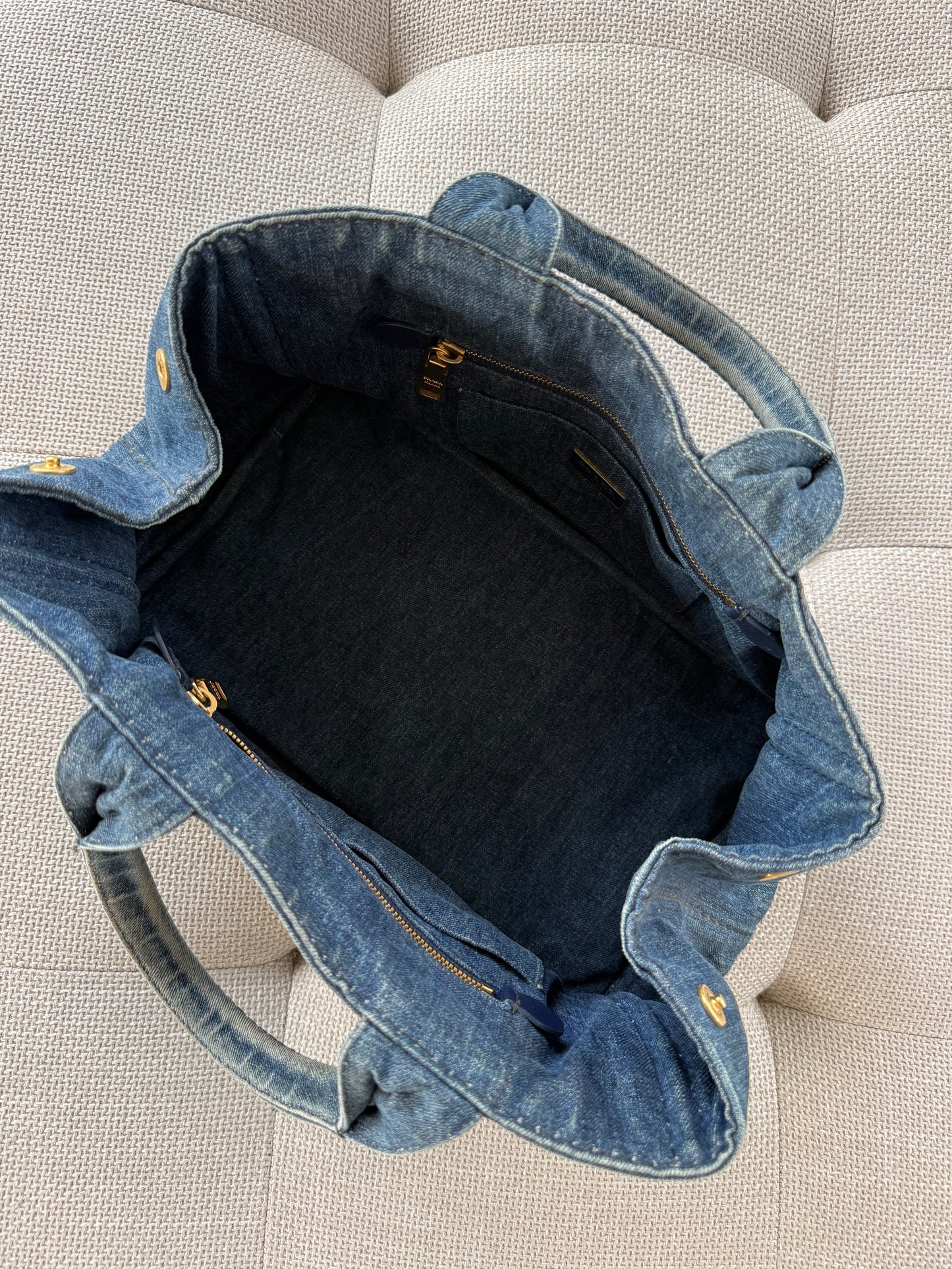 Prada Denim Tote bag