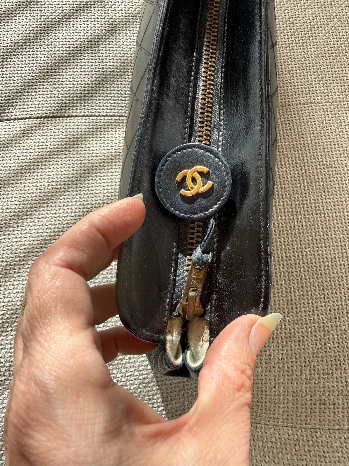 Chanel toilet taske/clutch bag